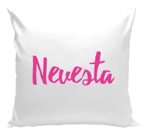 Vankúš Nevesta - nápis 2