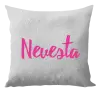 Vankúš Nevesta - nápis 2