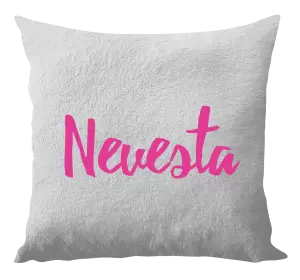 Vankúš Nevesta - nápis 2