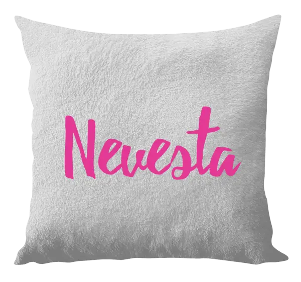 Vankúš Nevesta - nápis 2