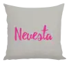Vankúš Nevesta - nápis 2