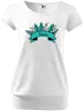 Dámske tričko Nevesta - zelené lupene