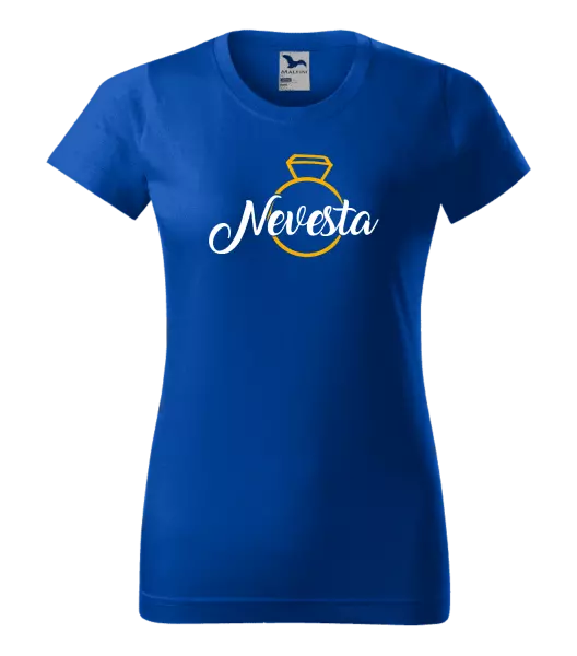 Dámske tričko Nevesta - zlatý prsteň