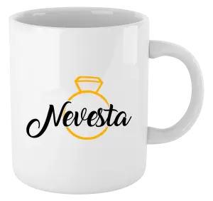 Hrnček Nevesta - zlatý prsteň