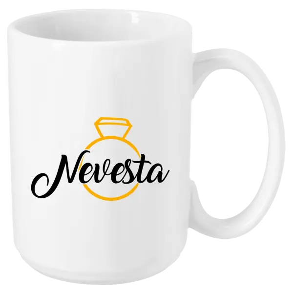 Hrnček Nevesta - zlatý prsteň