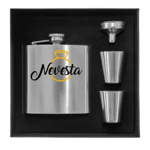 Ploskačka v krabičke Nevesta - zlatý prsteň