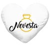 Vankúš Nevesta - zlatý prsteň