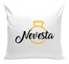 Vankúš Nevesta - zlatý prsteň