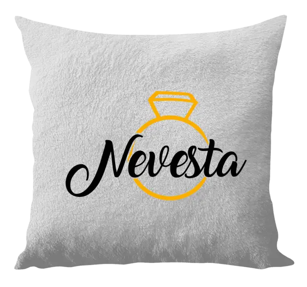 Vankúš Nevesta - zlatý prsteň