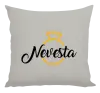 Vankúš Nevesta - zlatý prsteň