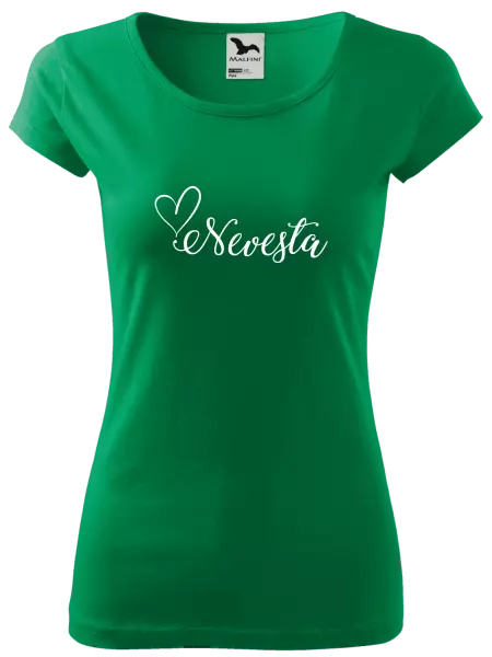 Dámske tričko Nevesta so srdiečkom