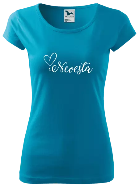 Dámske tričko Nevesta so srdiečkom