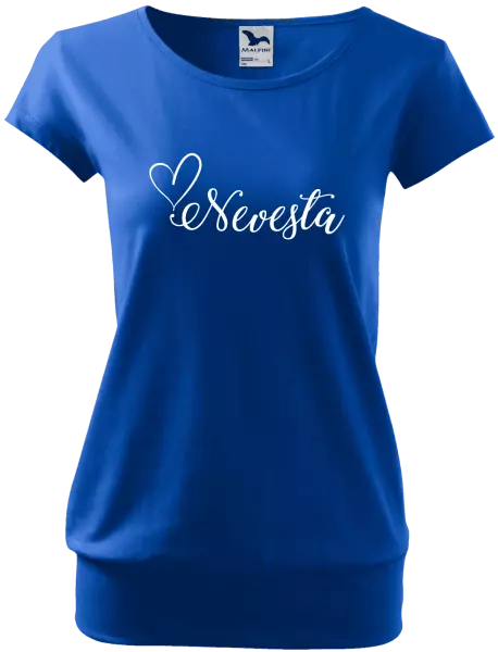 Dámske tričko Nevesta so srdiečkom