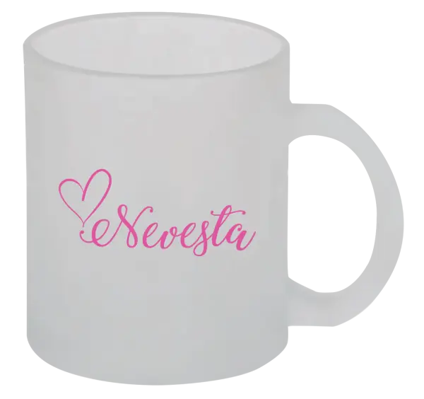 Hrnček Nevesta so srdiečkom