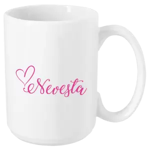 Hrnček Nevesta so srdiečkom