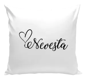 Vankúš Nevesta so srdiečkom