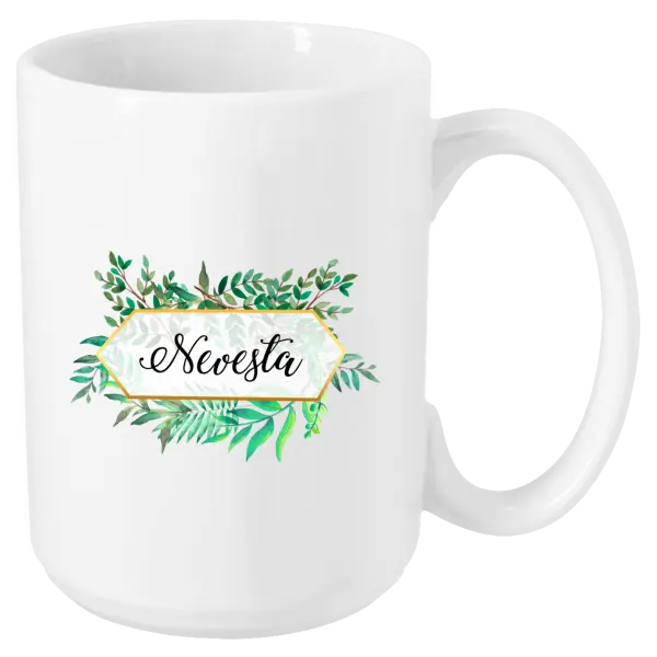 Hrnček Nevesta zelené listy