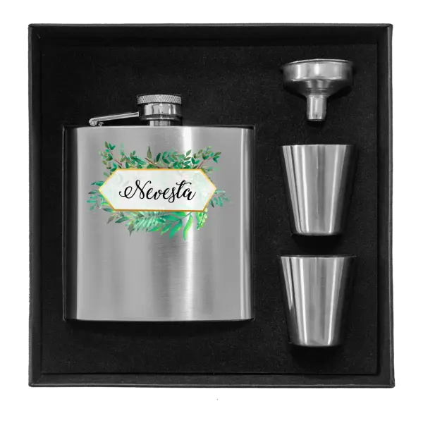 Ploskačka v krabičke Nevesta zelené listy