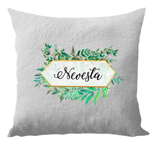 Vankúš Nevesta zelené listy