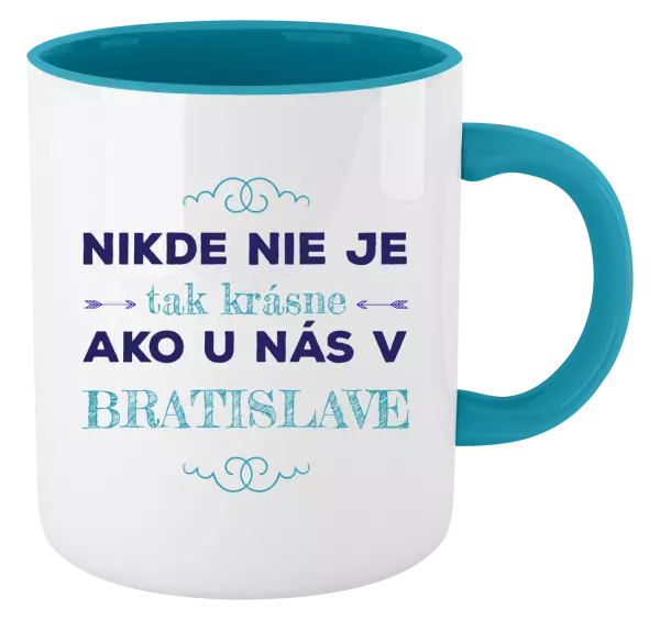 Hrnček  Nikde nie je tak krásne, ako u nás v ...