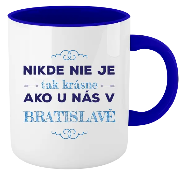 Hrnček  Nikde nie je tak krásne, ako u nás v ...