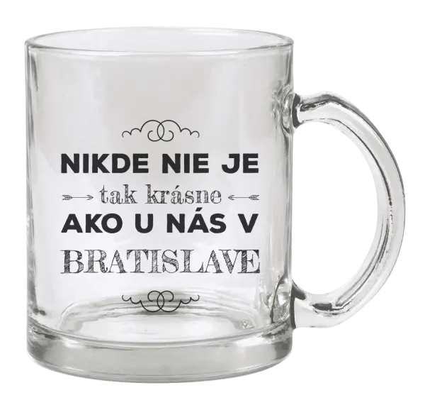 Hrnček Nikde nie je tak krásne, ako u nás v ...
