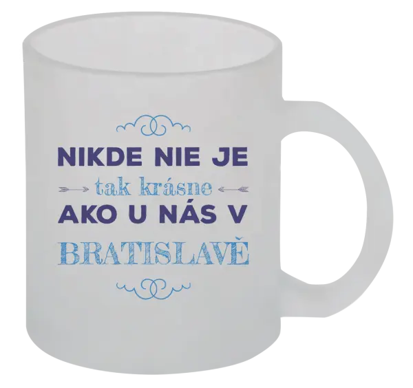 Hrnček Nikde nie je tak krásne, ako u nás v ...