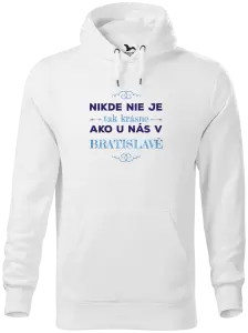Pánska mikina Nikde nie je tak krásne, ako u nás v ...