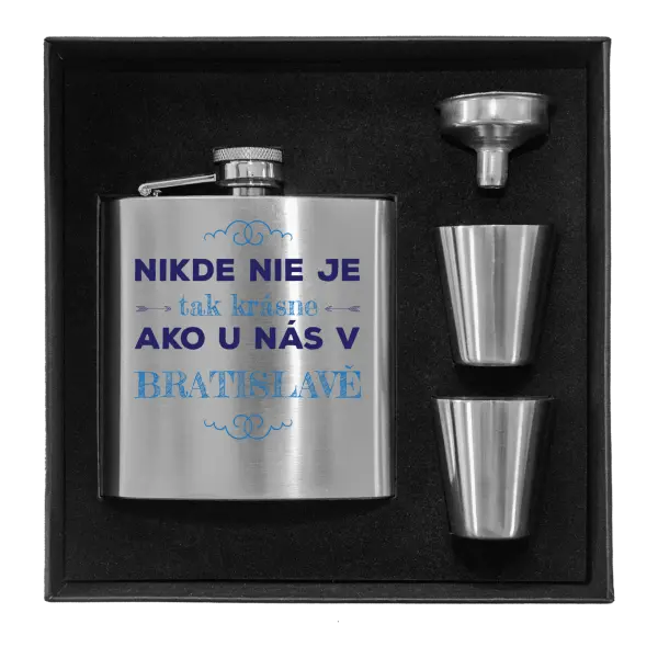 Ploskačka v krabičke Nikde nie je tak krásne, ako u nás v ...