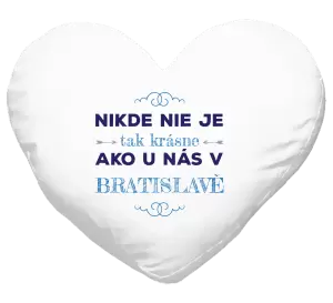 Vankúš Nikde nie je tak krásne, ako u nás v ...