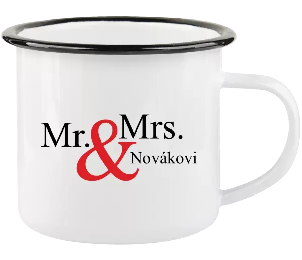 Plecháček Mr. & Mrs. s vlastním příjmením