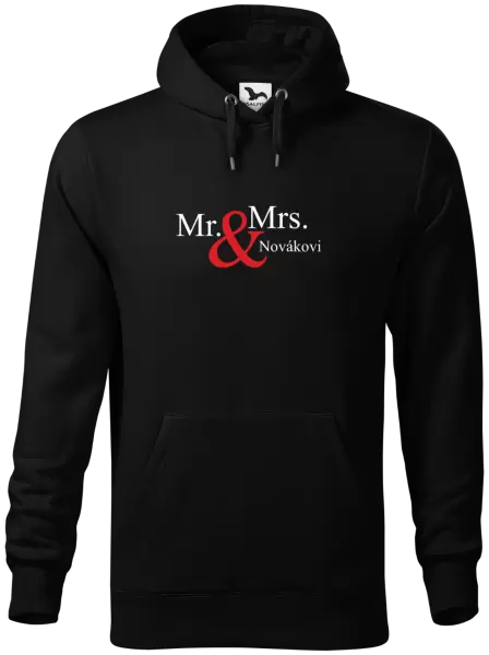 Pánská mikina Mr. & Mrs. s vlastním příjmením