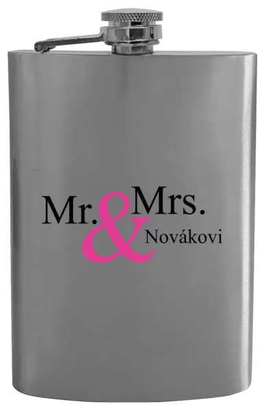 Placatka Mr. & Mrs. s vlastním příjmením