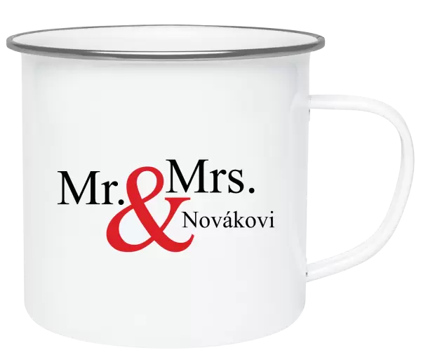 Plecháček Mr. & Mrs. s vlastním příjmením