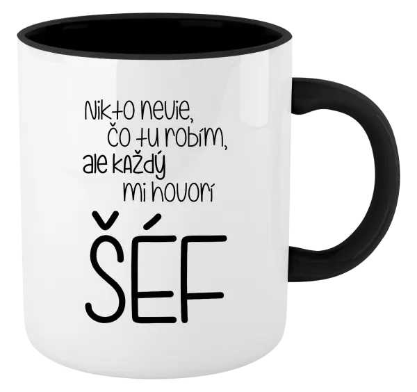 Hrnček  Nikto nevie, čo tu robím, ale každý mi hovorí