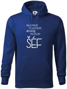 Pánska mikina Nikto nevie, čo tu robím, ale každý mi hovorí