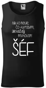 Pánske tielko Nikto nevie, čo tu robím, ale každý mi hovorí