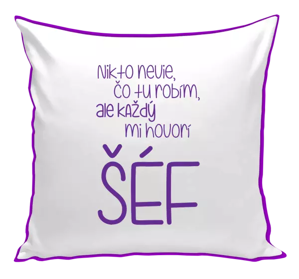 Vankúš Nikto nevie, čo tu robím, ale každý mi hovorí