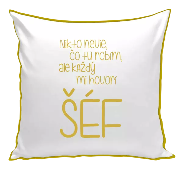 Vankúš Nikto nevie, čo tu robím, ale každý mi hovorí