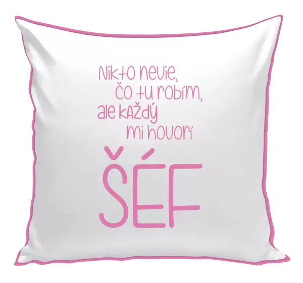 Vankúš Nikto nevie, čo tu robím, ale každý mi hovorí