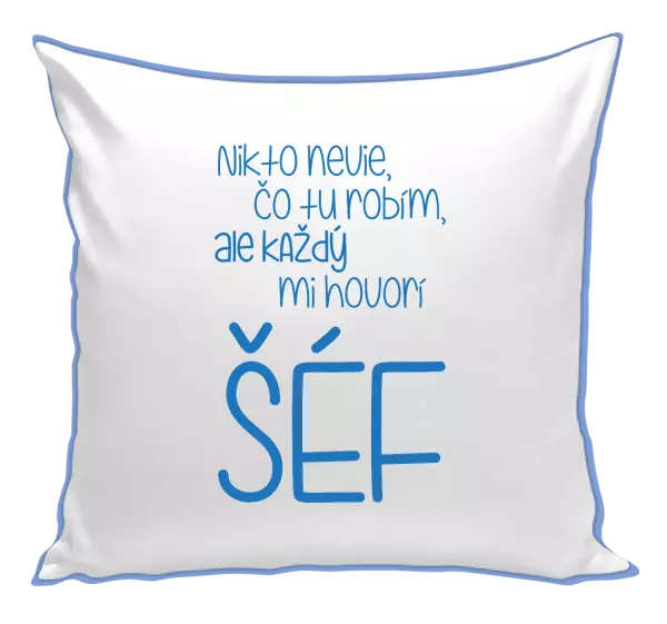 Vankúš Nikto nevie, čo tu robím, ale každý mi hovorí