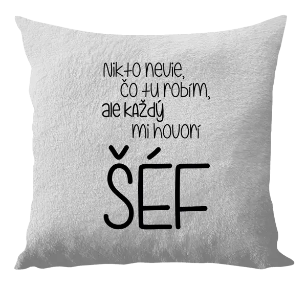 Vankúš Nikto nevie, čo tu robím, ale každý mi hovorí