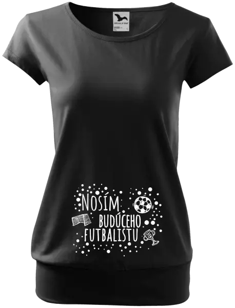 Tehotenské tričko Nosím budúceho futbalistu