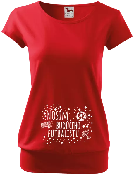 Tehotenské tričko Nosím budúceho futbalistu