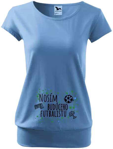 Tehotenské tričko Nosím budúceho futbalistu
