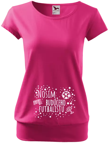 Tehotenské tričko Nosím budúceho futbalistu