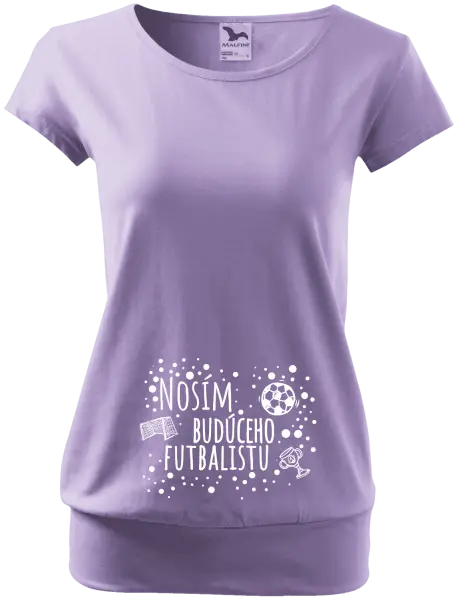 Tehotenské tričko Nosím budúceho futbalistu