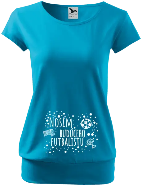 Tehotenské tričko Nosím budúceho futbalistu