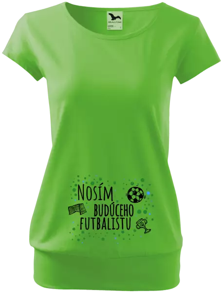 Tehotenské tričko Nosím budúceho futbalistu