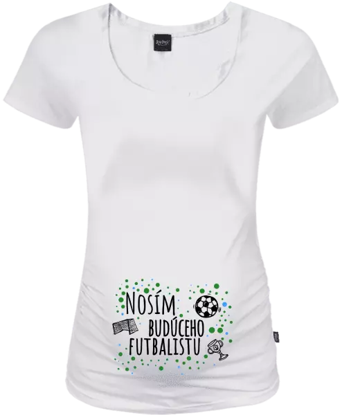 Tehotenské tričko Nosím budúceho futbalistu